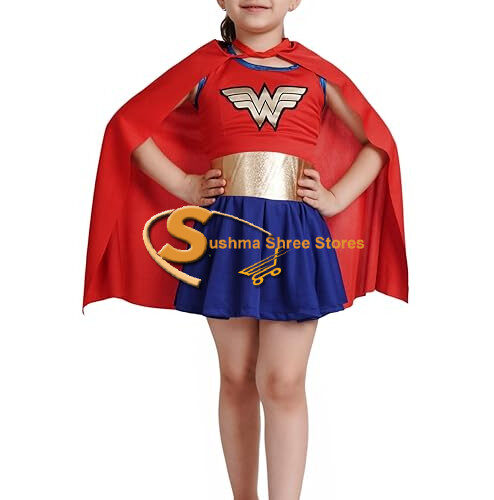 Wonder-Girl-Comic-Book-Character-Dress-for-Kids