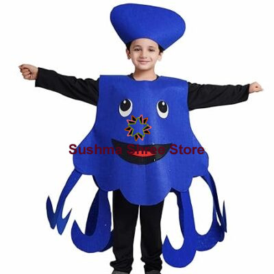 Octopus Cutout For Kids, Water Animal Costume