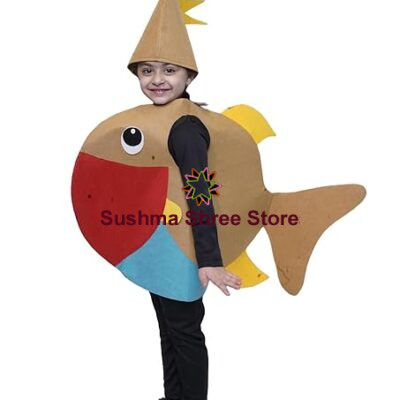 Puffer Fish Cutout For Kids, Water Animal Costume