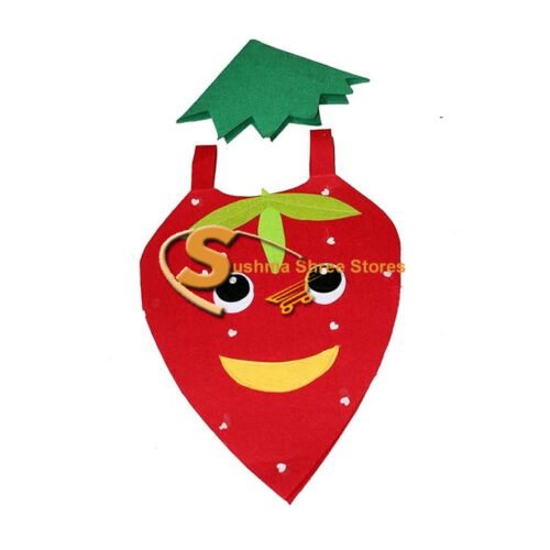 Strawberry Fruit Cutout with Cap for Kids