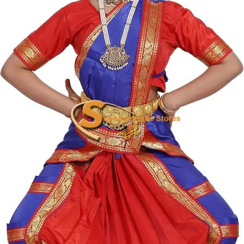 Bharatanatyam Dress With  jewellery Set @36 Size