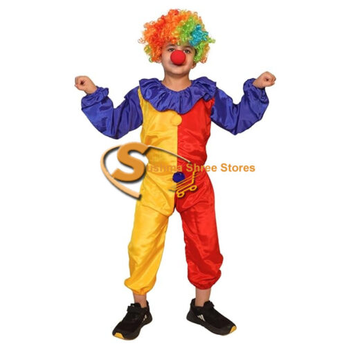 Joker Costume Set for Girls/Boys – Ideal for Fancy Dress & Stage Play
