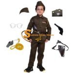 Subhash Chandra Bose National Hero Costume for Kids