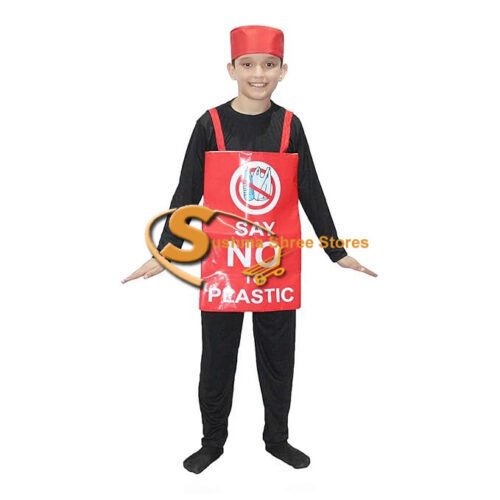 Say No to Plastic Fancy Dress Cutout Prop for Kids