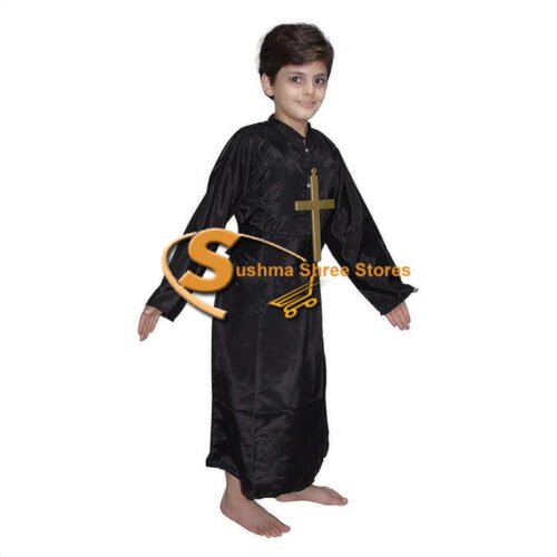 Catholic Priest Costume for Kids ( WITHOUT CROSS )