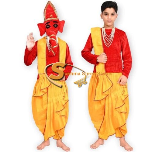 Lord Ganesha Fancy Dress Costume for Kids