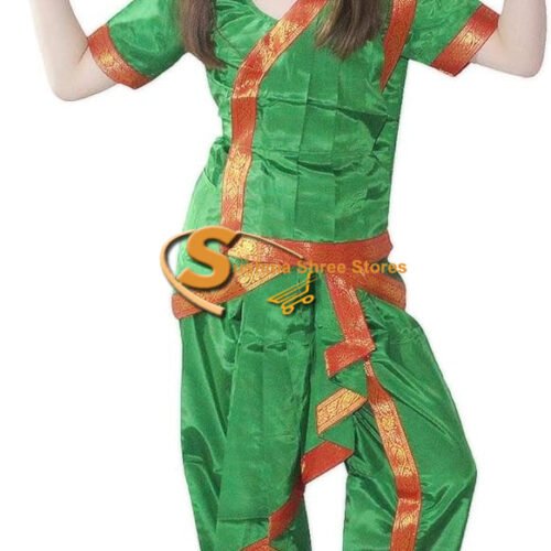 Odissi Classical Dance Costume for Kids