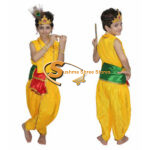 Little Krishna Fancy Dress with Peacock Feather Cap