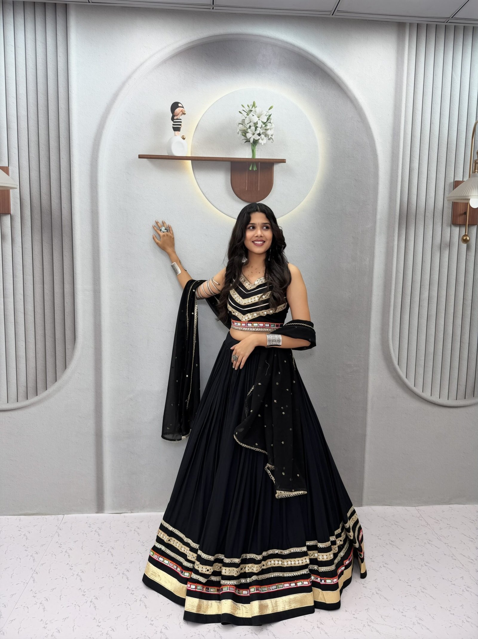 Launching Navratri Special Lehenga choli with vintage duptto