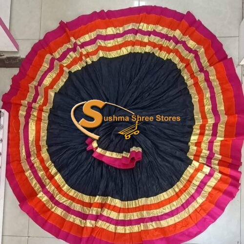 Cotton Printed With Gota Designs & Attractive Real mirror Lace work