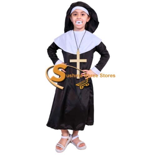 Evil Nun Costume for Halloween Scary Cosplay Outfit Haunted House