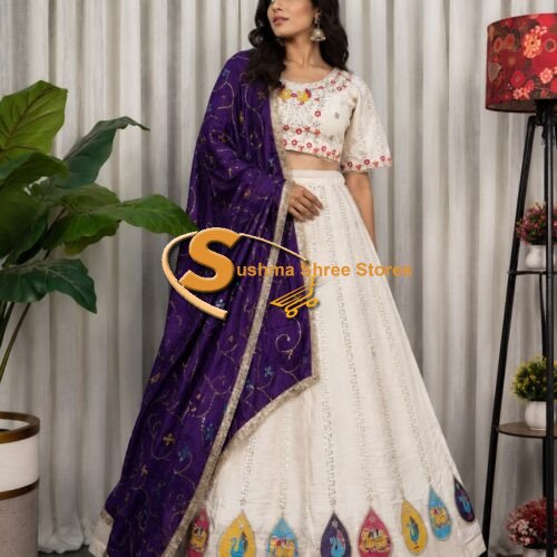 Lehenga Havy Vichitra silk