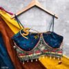 ROMAN SILK Lehenga and Intricately Embroidered Sequance Work Koti